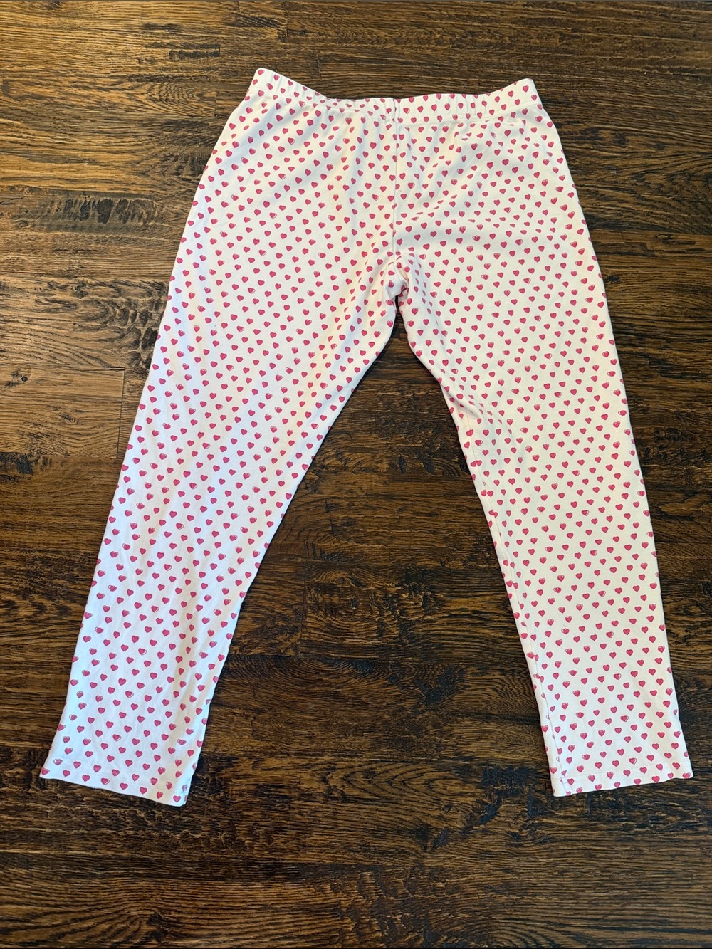 Roller Rabbit White Pajama Bottoms with Pink Heart Print - Picture 3 of 6